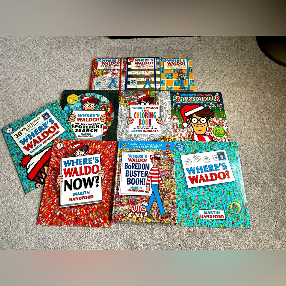 Where’s Waldo 10 book set